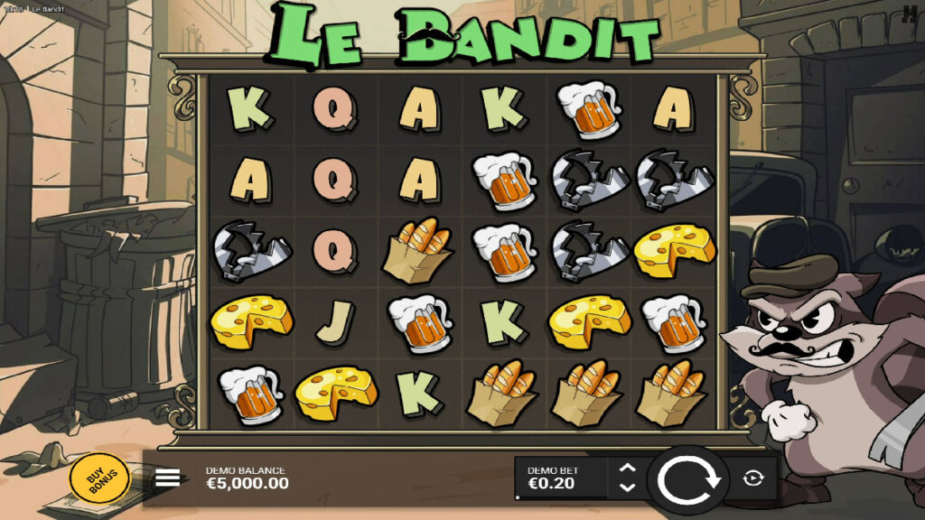 Screenshot of Le Bandit during normal gameplay